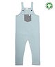 Turtledove London Knit Sleeveless Solid Dungaree - Green