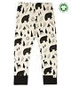Turtledove London Full Length Leggings Forest Print- White