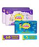 Super Cute's Premium Wonder Pullups Diaper Large and Wonder Shorts Diaper Large - 73 Pieces