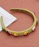 Yellow Bee Fruits Embellished Hair Band - Green