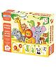 Eduketive Unity Of The Jungle 2 Sided Puzzle Single Front Puzzle & Back Puzzles - 24 Pieces