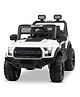 Ayaan Toys Rechargeable Battery Operated With Remot Control Ride On Jeep - White