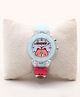 KIDSUN Panda Silicon Redium Strap Light Watch - Blue