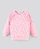 Bonfino Cotton Full sleeves All Over Printed Sweatshirt - Pink