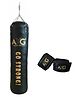 AXG NEW GOAL Long Lasting Unfilled Punching Bag With Hand Wraps Boxing Kit - Black