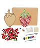 Mold Your Memories Strawberry DIY Mosaic Art - Multicolour