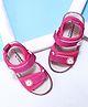 Cute Walk by Babyhug Casual Sandals With Velcro Closure - Rose Red