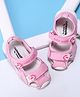 Cute Walk by Babyhug Velcro Sandals - Pink