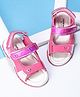 Cute Walk by Babyhug Sandals with Velcro Closure - Peach