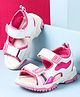 Cute Walk by Babyhug Sandals Solid Colour - White