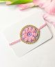 Bobbles & Scallops Crochet Flower Rakhi - Pink