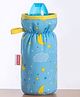 Babyhug Bottle Cover with Moon Print Medium Blue - Fits Upto 120 ml to 260 ml Bottle