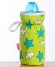 Babyhug Bottle Cover with Star Cloud Print Medium Green - Fits Upto 120 ml to 260 ml Bottle