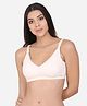 MAMMA PRESTO Solid Full Coverage Micro Fabric Lightly Padded Breathable Maternity Nursing Bra - Peach