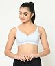 MAMMA PRESTO Solid Wirefree Lightly Padded Maternity Feeding Bra - Blue