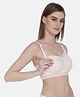 Mamma Presto Solid Lightly Padded Wirefree Maternity Feeding Bra - Peach