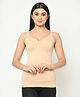 MAMMA PRESTO Singlet Sleeves Lace Detail Seamless Feeding Camisole - Beige