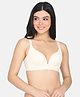 MAMMA PRESTO Floral Design Detail Full Coverage Lightly Padded Maternity Bra - Beige