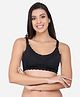 MAMMA PRESTO Full Coverage Seamless Micro Fabric Lightly Padded Maternity Bra - Black