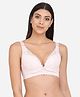 MAMMA PRESTO Full Coverage Seamless Micro Fabric Lightly Padded Breathable Maternity Bra - Peach
