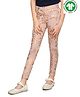 Spunkies Organic Cotton Animal Foil Printed Leggings - Violet