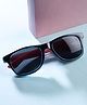 Stol'n Square Shaped UV Protected Sunglasses - Black & Pink