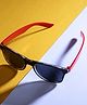Stol'n Square Shaped UV Protected Sunglasses - Black & Red