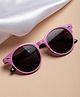 Stol'n Round Shaped UV Protected Sunglasses - Black & Purple