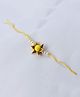 Aabacus Gotta Patti Star & Pompom Rakhi - Yellow