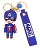 Karbd Captain America Marvel Avengers Keychain - Blue