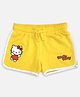 Kidsville Hello Kitty Placement Printed Shorts - Yellow