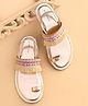Earthy Touch Premium Slip On Sandal - Rose Gold