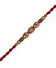 Arendelle Shining Beads Detail Rakhi - Red
