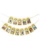 Funcart Happy Birthday Glitter Crown Photo Banner - Golden