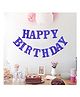 Funcart Happy Birthday Glitter Banner - Blue