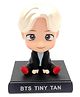 Awestuffs BTS Bangtan Boys Jin Phone Holder Car Decoration Bobblehead Figure - Multicolour