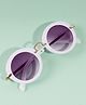 Dukiekooky Kids Round Sunglasses - White Grey