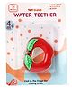 Toy Cloud Apple Shape Natural Silicon Teether - Red