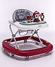 Babyhug Rejoice Musical Baby Walker Cum Rocker Function With Adjustable Height - Red White