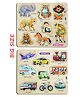Enorme Big Wooden Animals and Vehicles Puzzle with Knobs   Multicolour - 17 Pieces