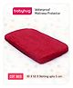 Babyhug Waterproof Mattress Protector Covers -  Maroon