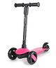 Fiddlys Outdoor Scooter Adjustable Kick Scooter Adjustable 3 Wheels Outdoor Sport Ride - Pink