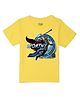 Marvel By Wear Your Mind Half Sleeves Thor & Worthy Chest Printed Tee - Yellow