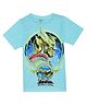 Marvel By Wear Your Mind Half Sleeves Marvel Thor Print Tee - Light Blue