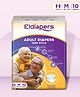 Eldiapers Adult Tape Style Diaper Medium- 10 Pieces