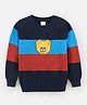 Bonfino Full Sleeves Embroidered Sweater - Multicolor