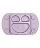 EasyTots Mini Mat Silicone Suction Plate - Purple