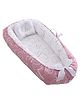 SYGA New Born Baby Nest Portable Reversible Sleeping Bed Foldable Sleeping Toddler Cotton Baby Mattress Pillow - Pink