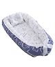 SYGA New Born Baby Nest Portable Reversible Sleeping Bed Foldable Sleeping Toddler Cotton Baby Mattress Pillow - Blue
