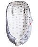 SYGA New Born Baby Nest Portable Reversible Sleeping Bed Foldable Sleeping Toddler Cotton Baby Mattress Pillow- Purple